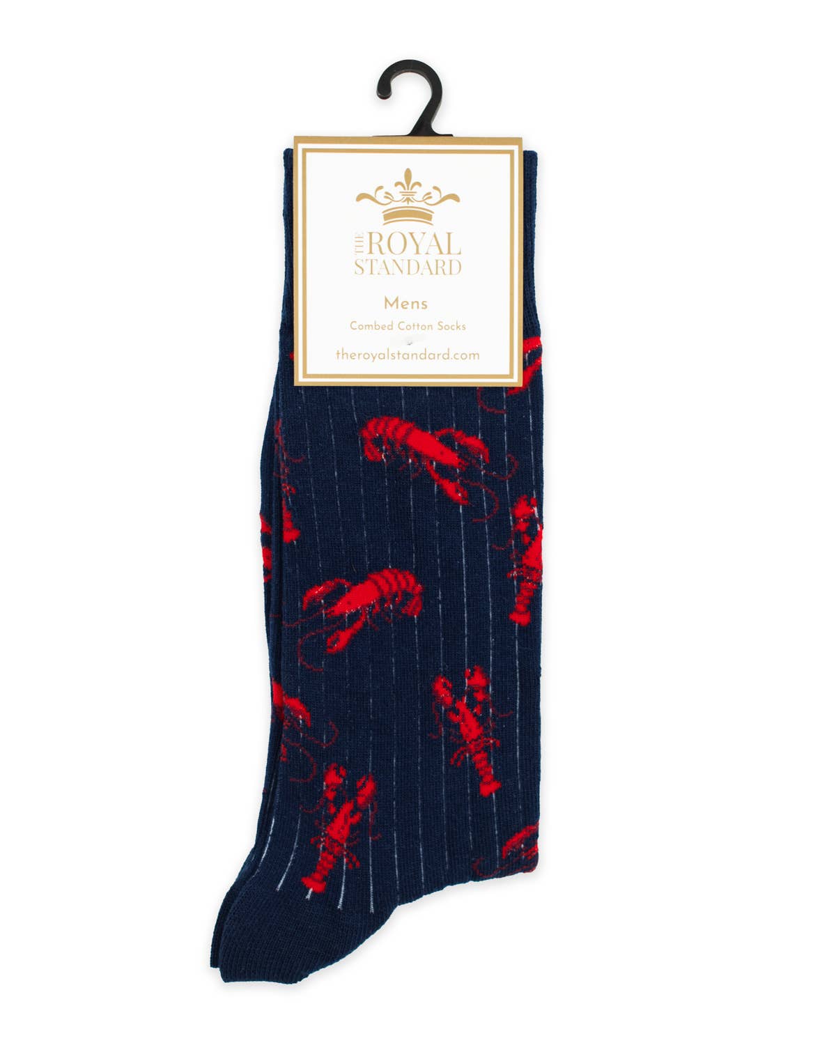 Men's Let's Get Cray Socks Navy/Red/White One Size