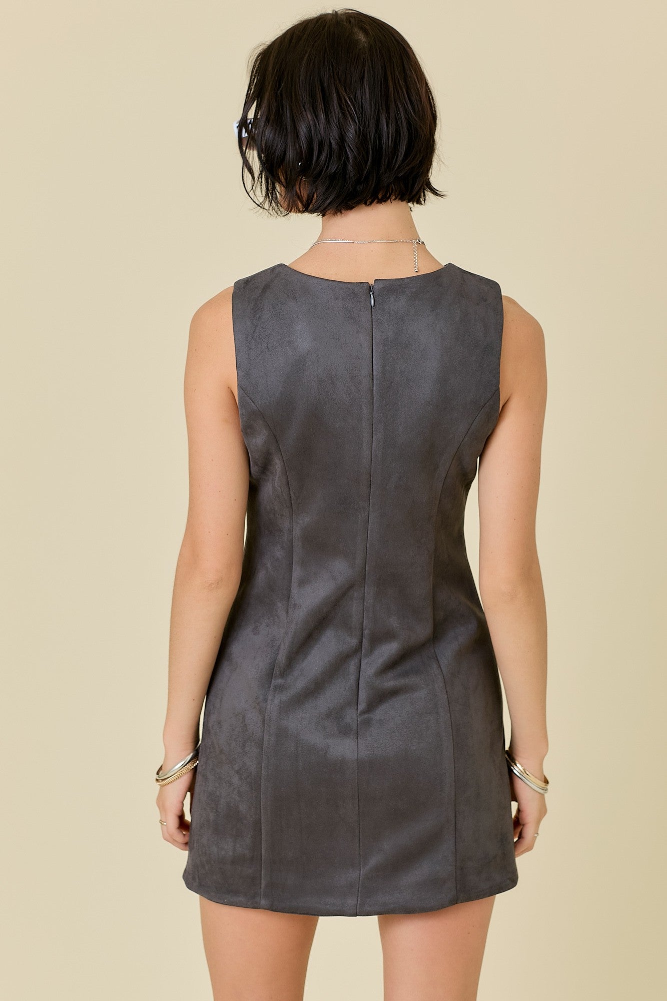 Nashville Nights Suede Mini Dress