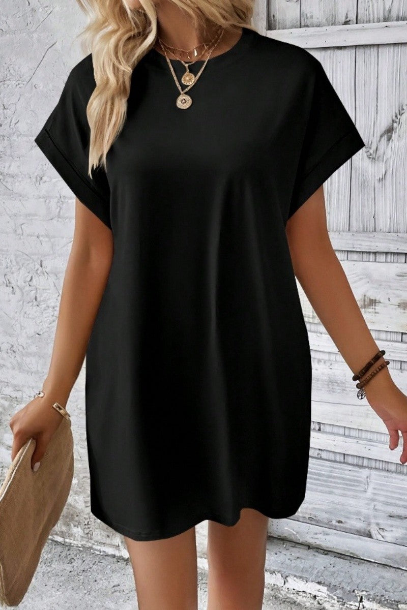 T-Shirt Dress w/Pockets
