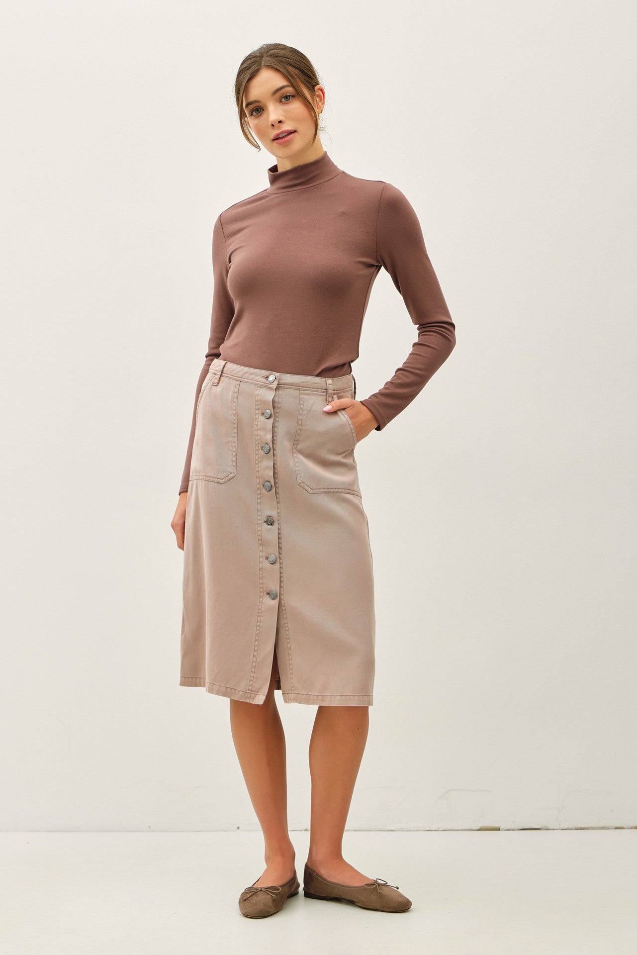 Basic Turtle Neck Top