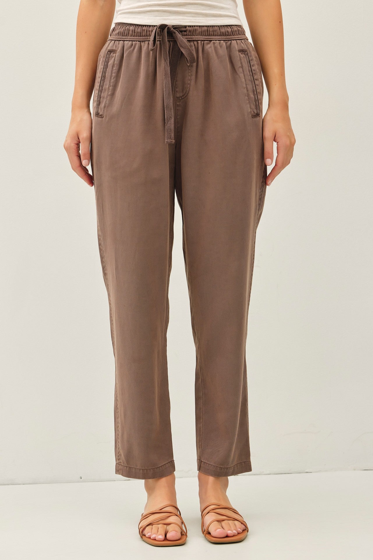 Coffee Date Drawstring Pants