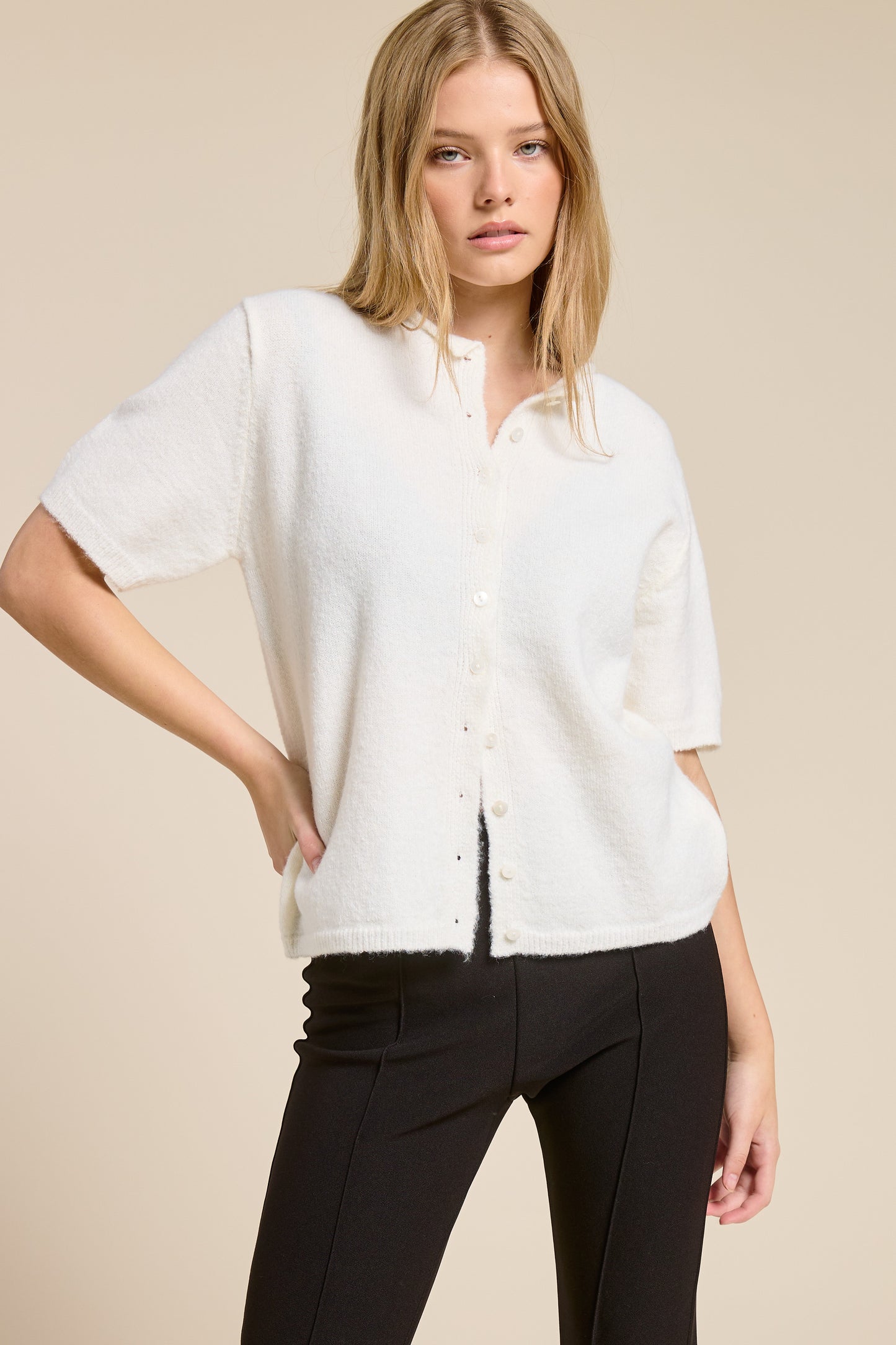 Classic Lightweight short sleeve Cardigan