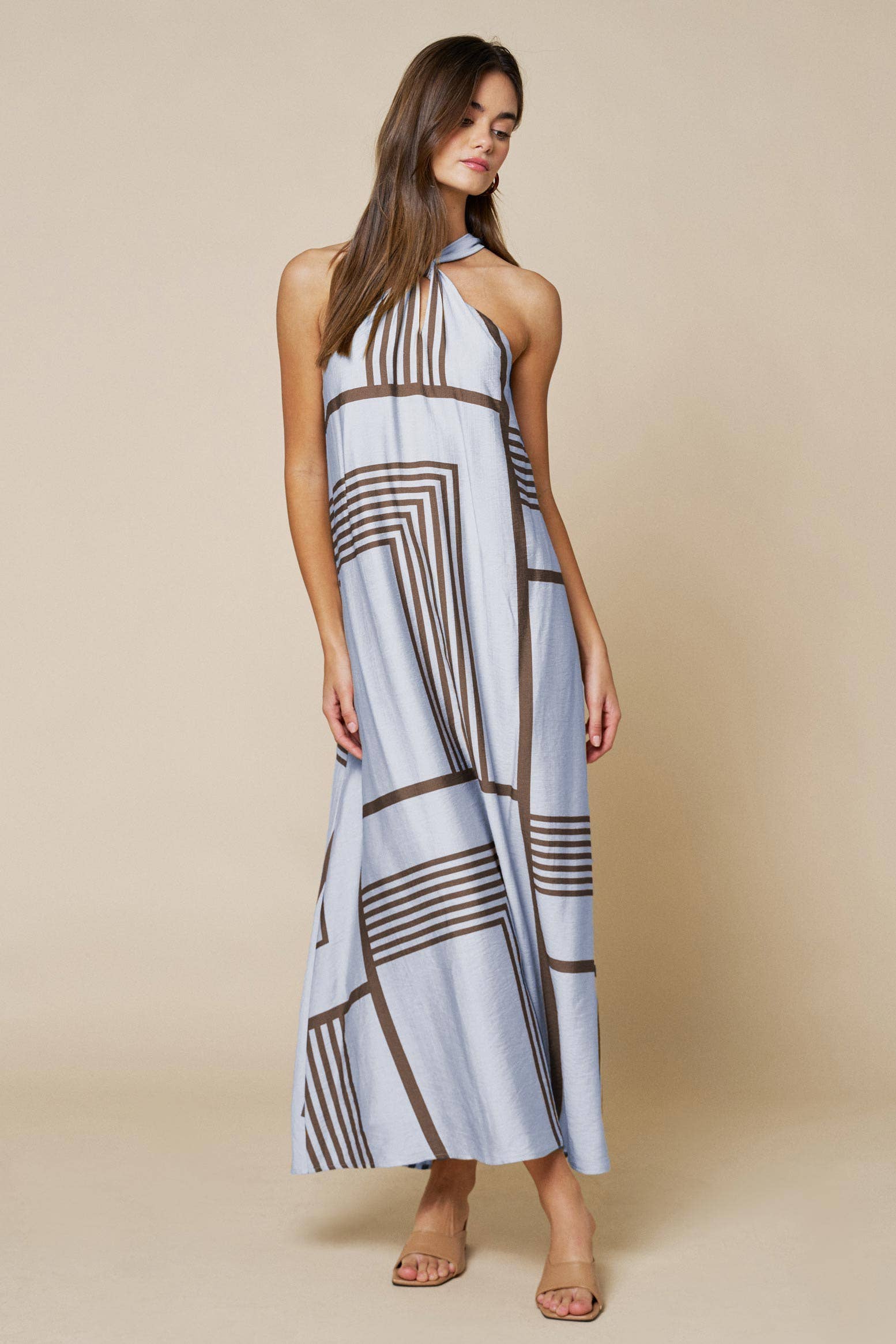 Celina Halter Maxi Dress