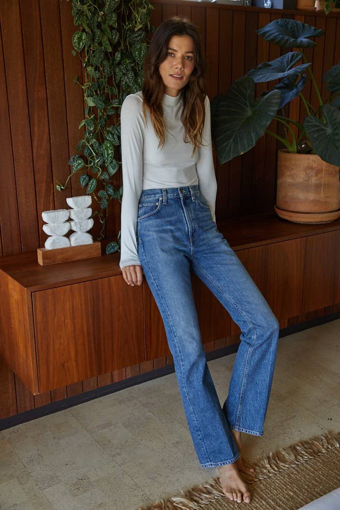 Perfect Layering Turtleneck Long Sleeve Top