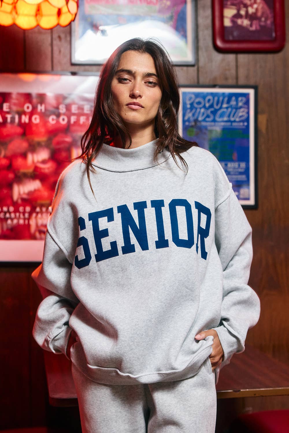 SENIOR27 Reversible Mock-Neck Sweatshirt