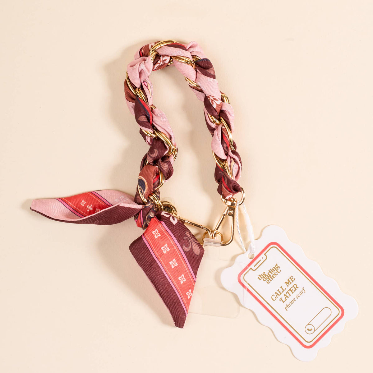 Call Me Later Phone Scarf–Sunset Tales