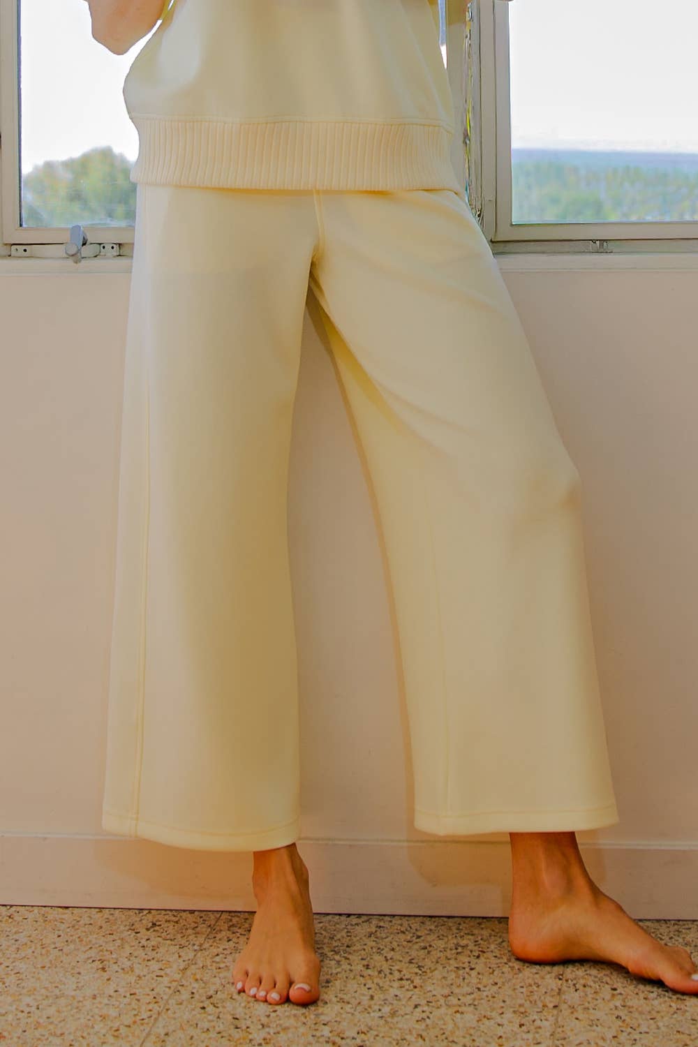 Butter Soft Cropped Wide Leg Pant