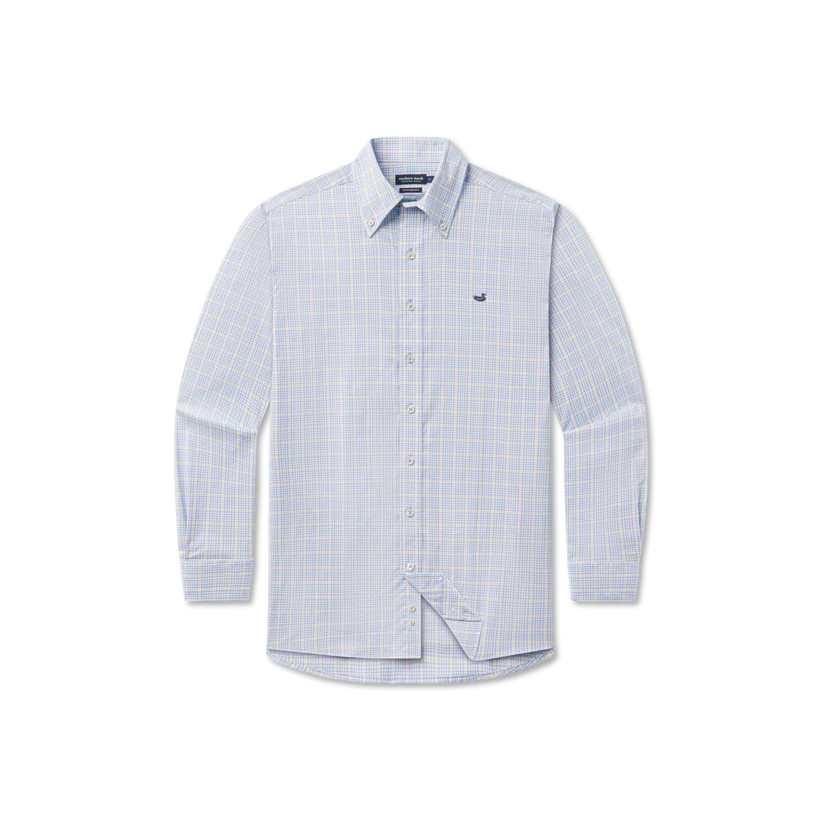 SM Dyer Performance Gingham Dress Shirt