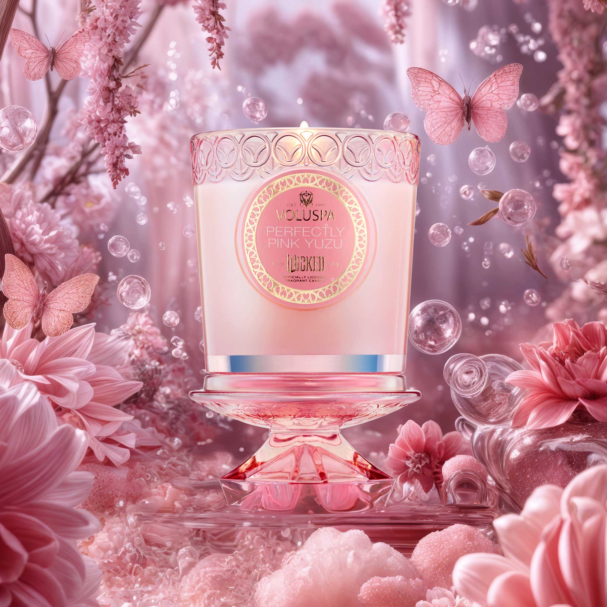 Perfectly Pink Yuzu Boxed Candle 8.5oz