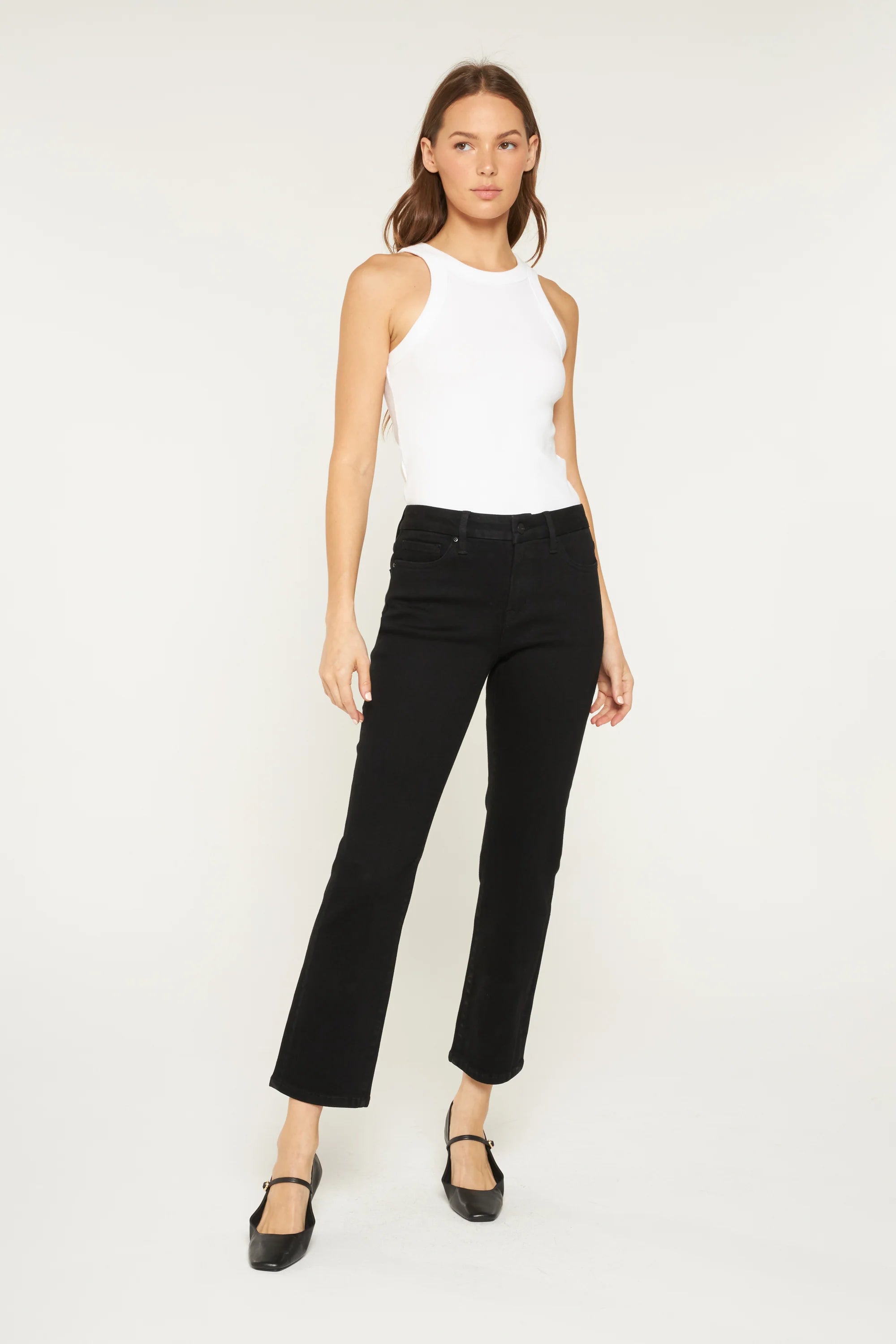Mica Mid-Rise Ankle Straight
