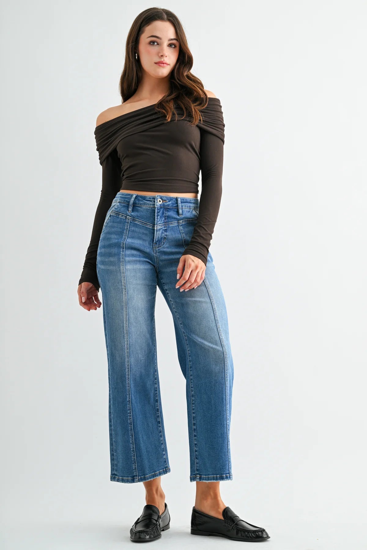 HIGH-RISE WIDE CROP - TUMMY TUCK