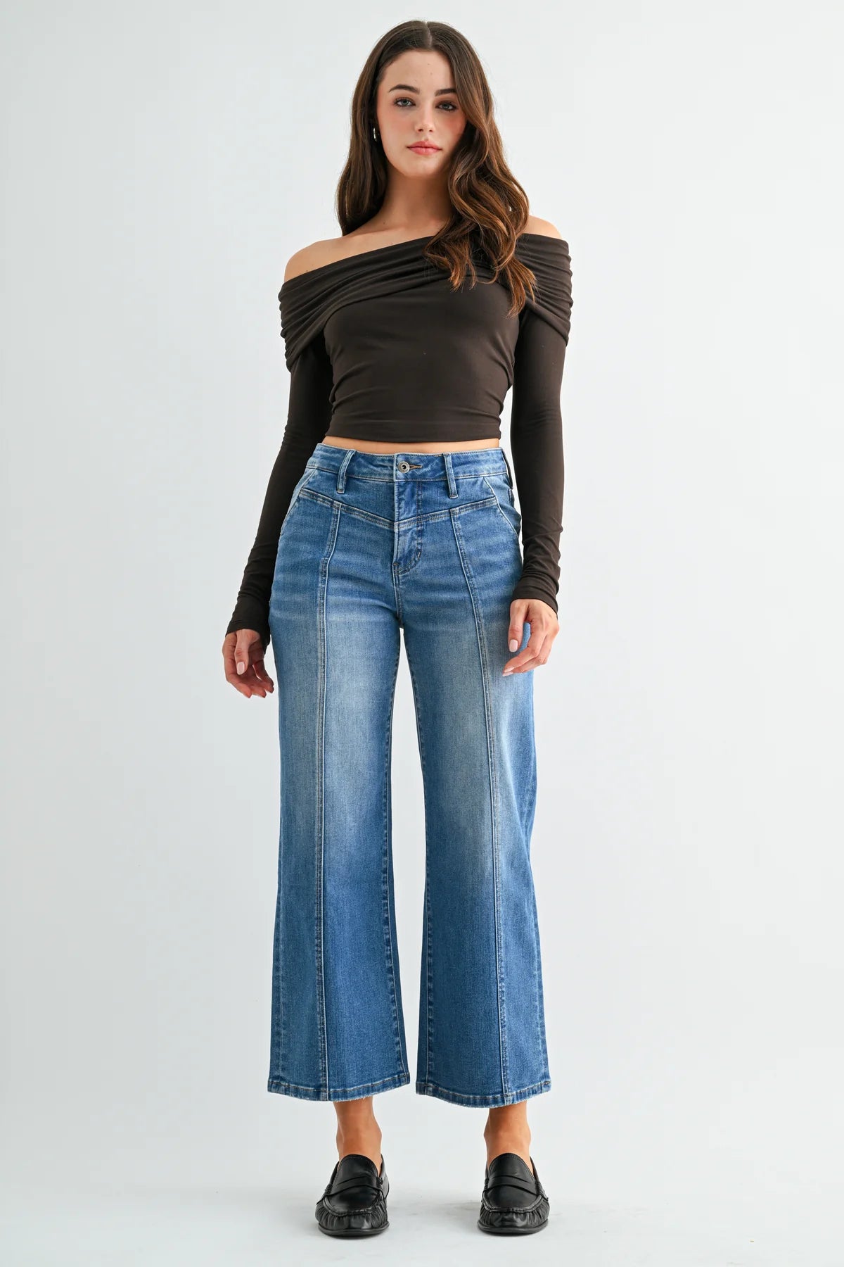 HIGH-RISE WIDE CROP - TUMMY TUCK