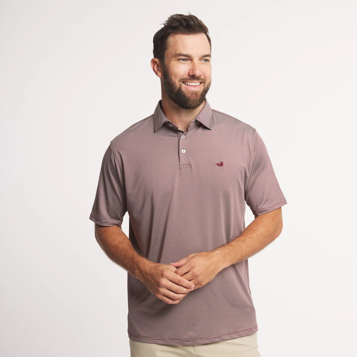 Bermuda Performance Polo - Meadowood Stripe