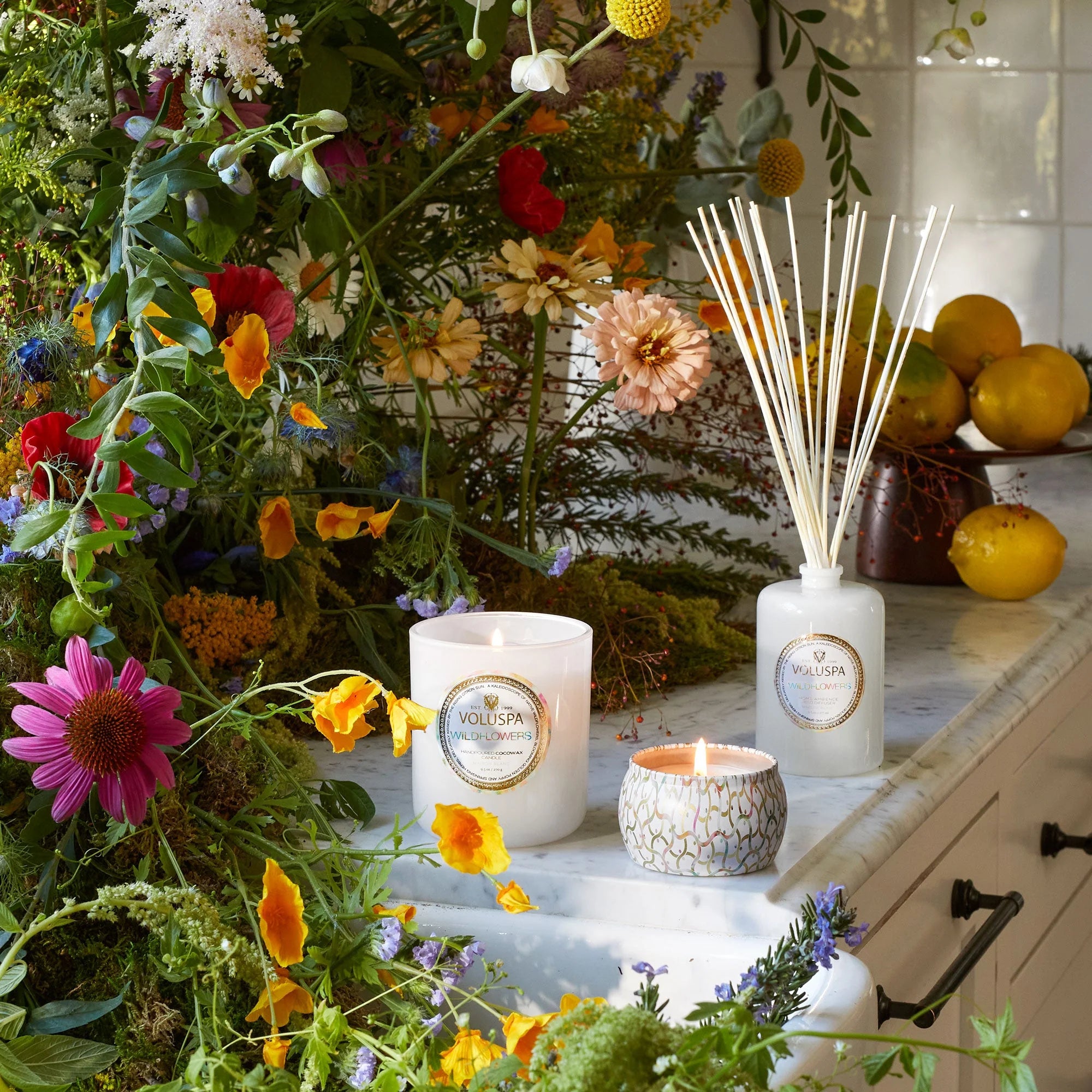 Voluspa Wildflower Reed Diffuser
