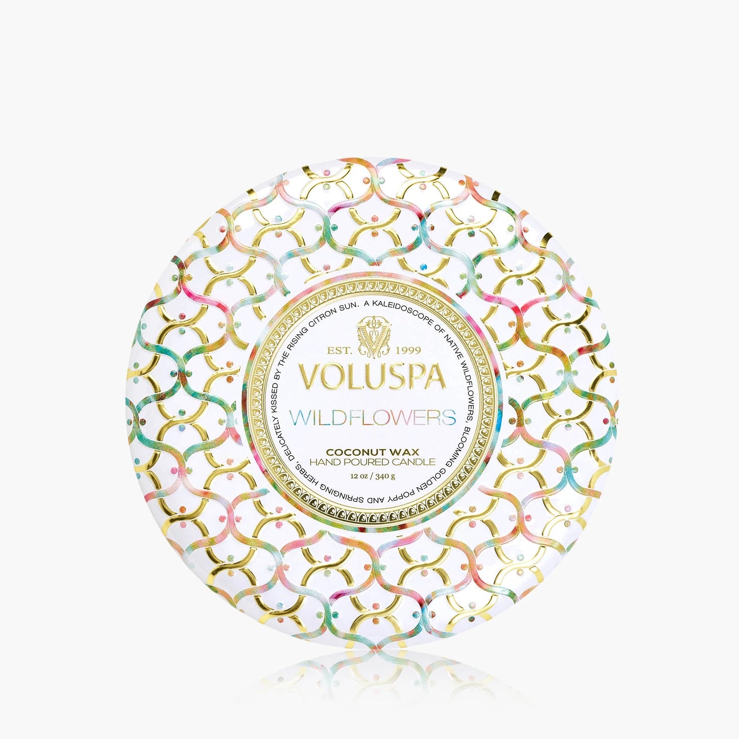 Voluspa Wildflower 3 Wick Tin Candle