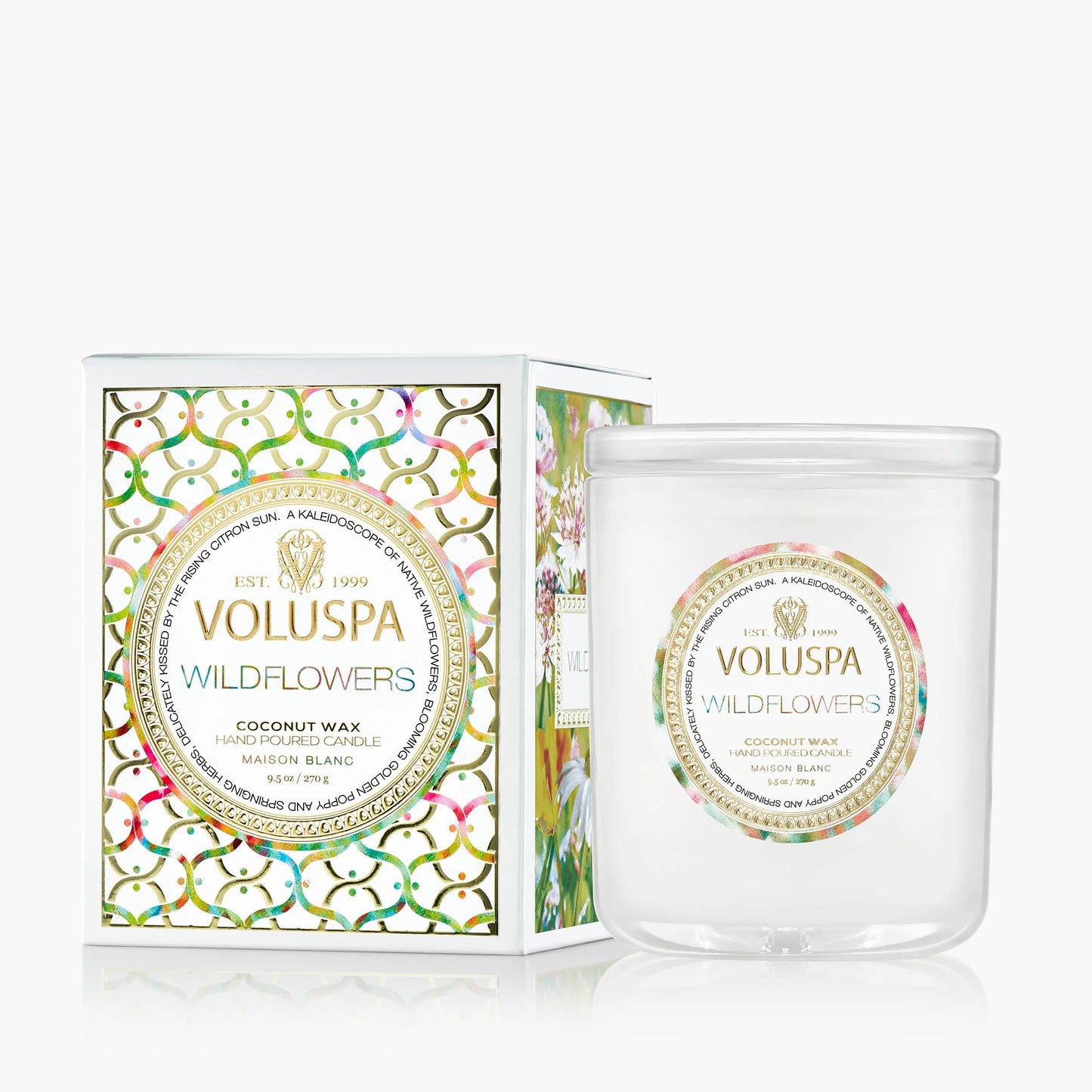 Voluspa Wildflower 9.5oz Classic Candle
