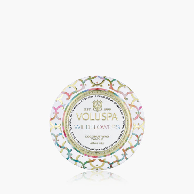 Voluspa Mini Tin - Wildflowers