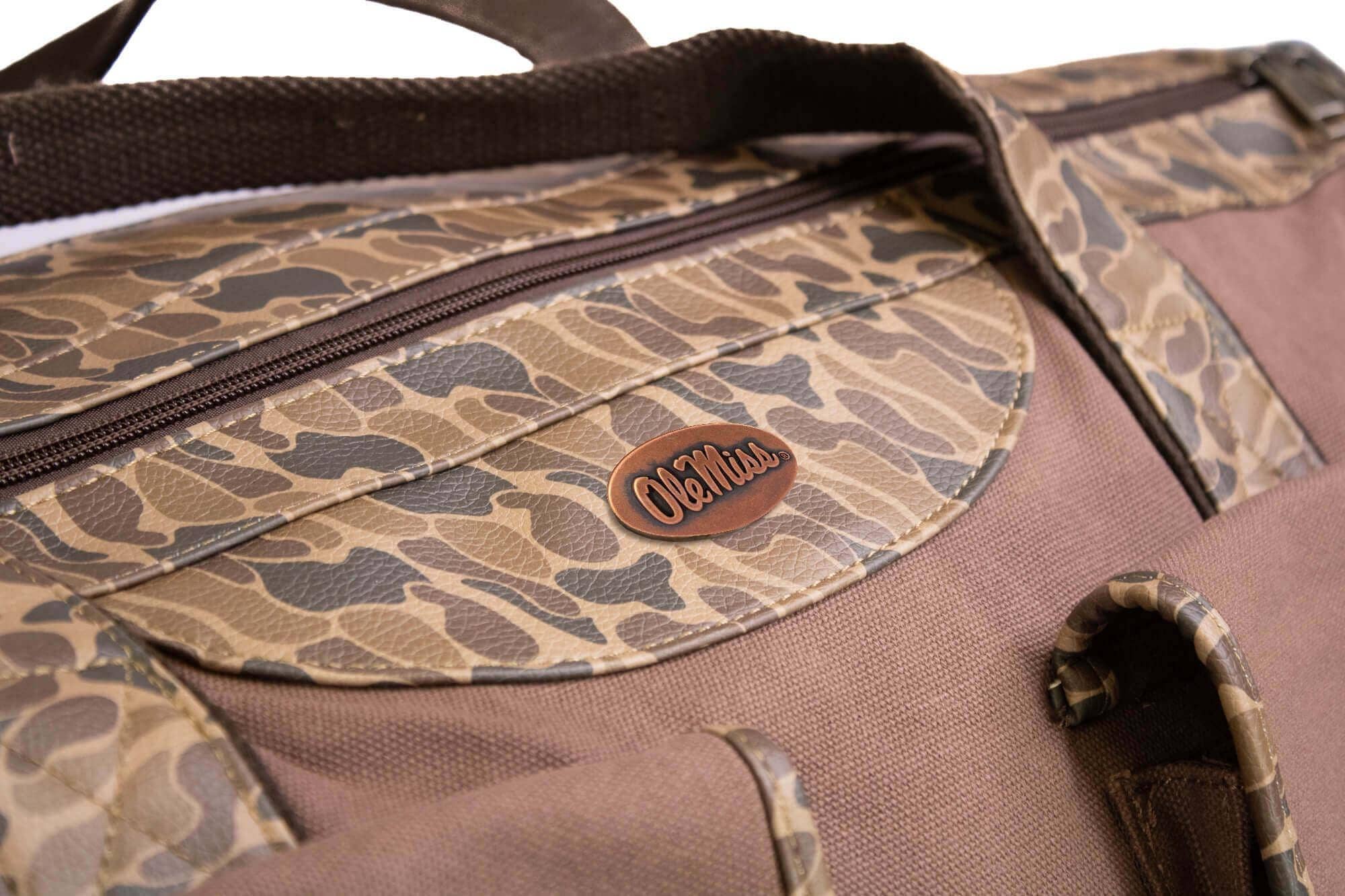 Ole Miss Rebels Camo Canvas Weekender Bag
