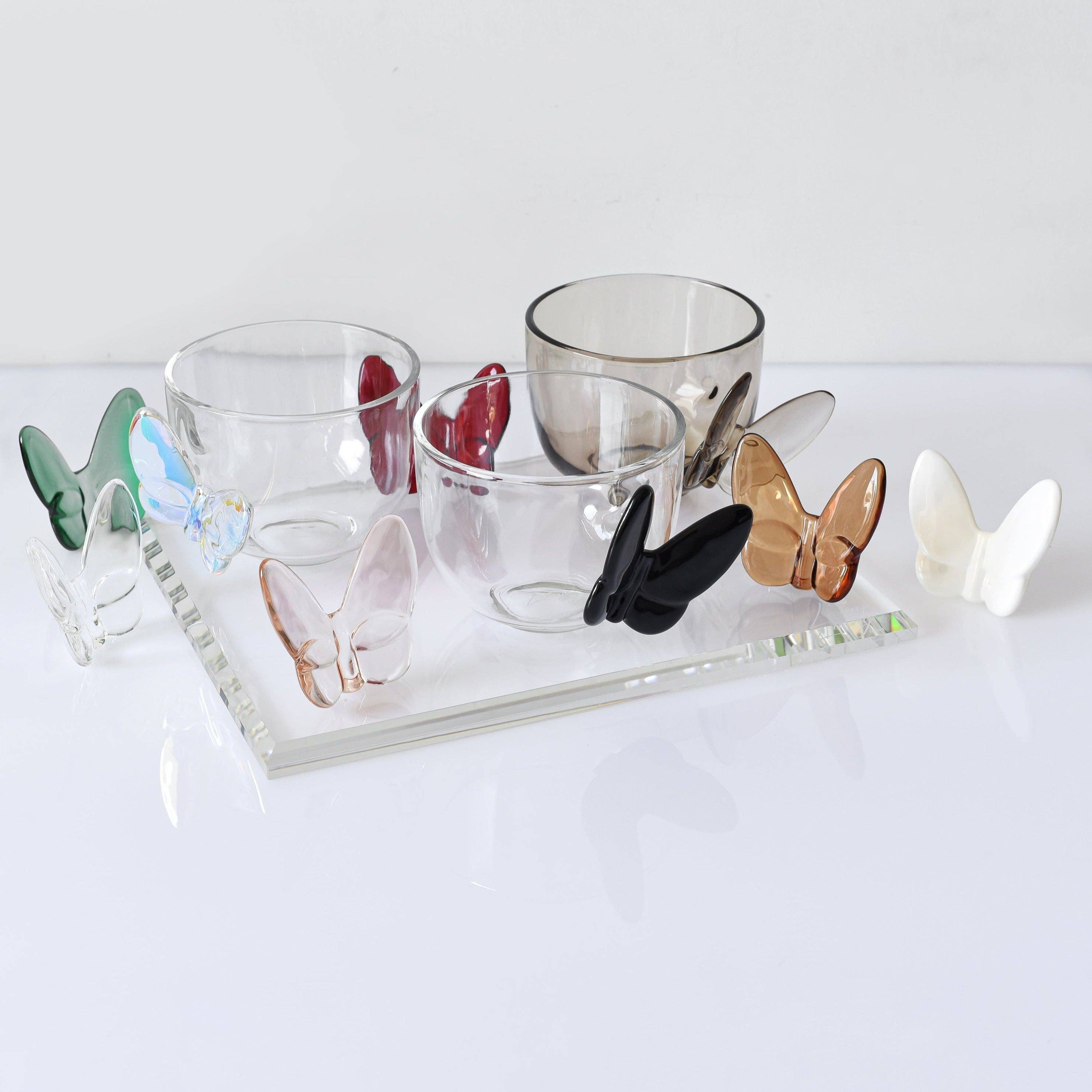 Le Mariposa Crystal Butterfly Figurine in Brown