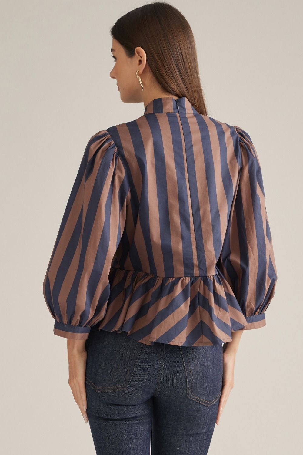 The Madison Peplum Top