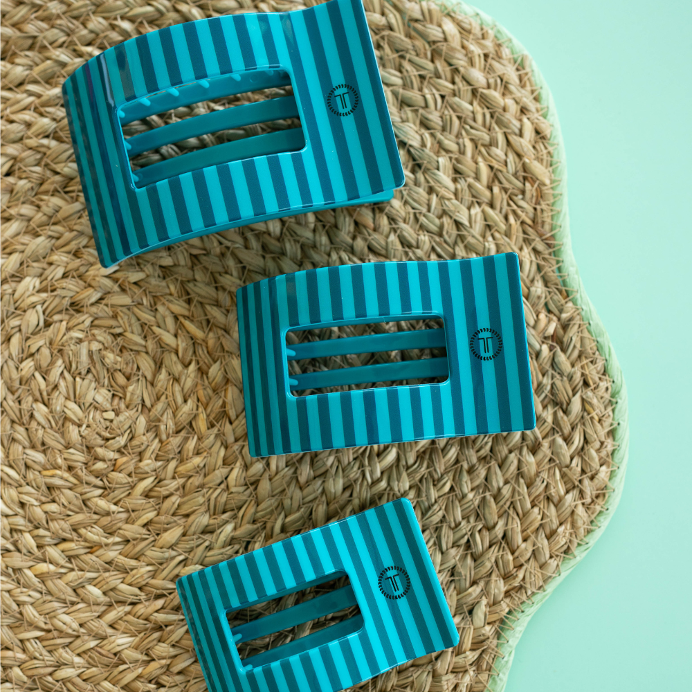 Splash Zone | Small | Flat Rectangle Hair Clip