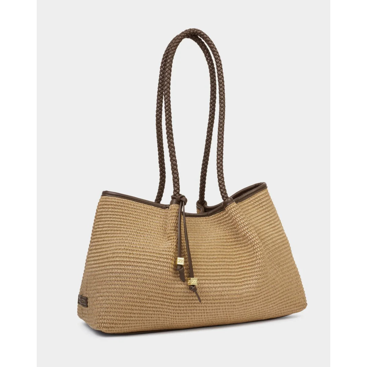 KL Nova Raffia Small Shoulder Tote