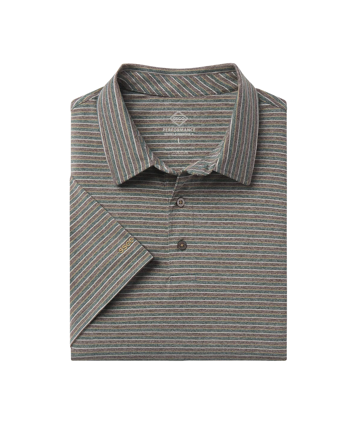 Cahaba Heather Stripe Polo
