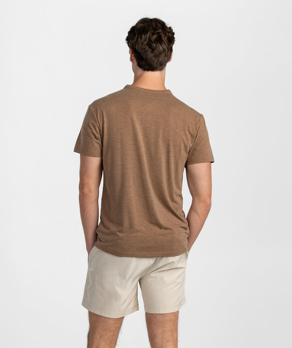 Max Comfort Henley SS-Walnut