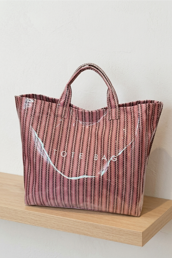 Pink Chevron TOTE BAG