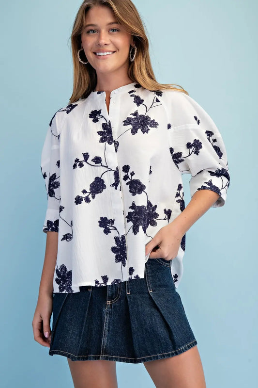 Nantucket Bloom Blouse