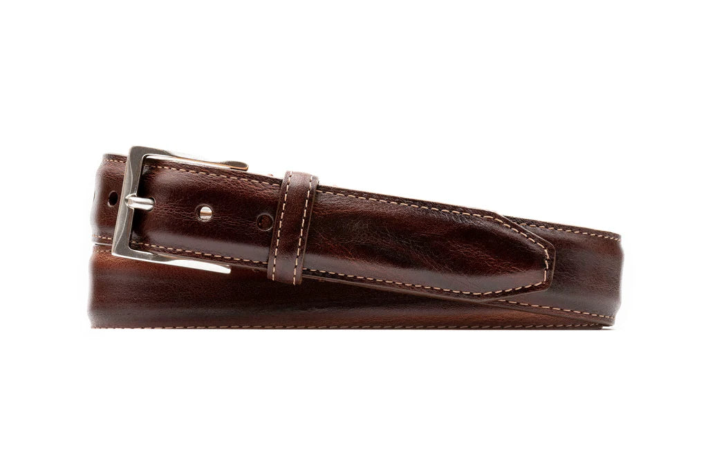 Martin Dingman Perry Italian Saddle Leather Belt