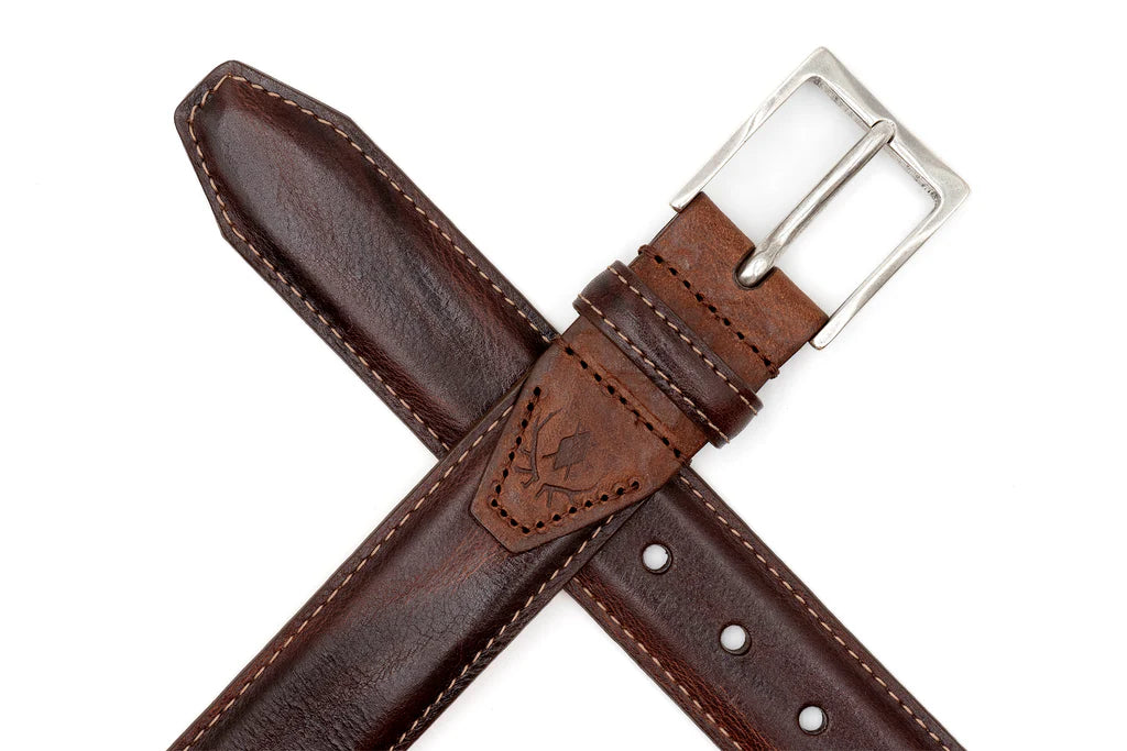 Martin Dingman Perry Italian Saddle Leather Belt