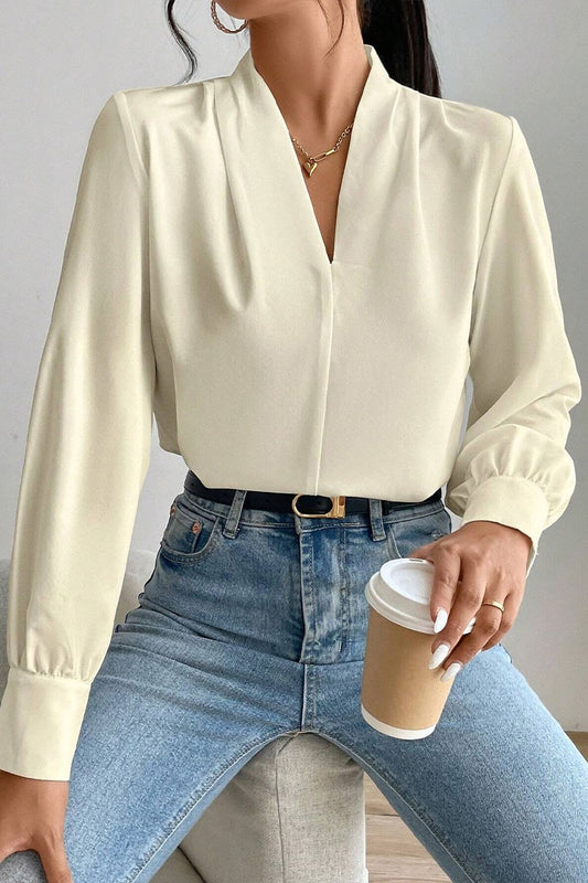 V neck Blouse Shirt