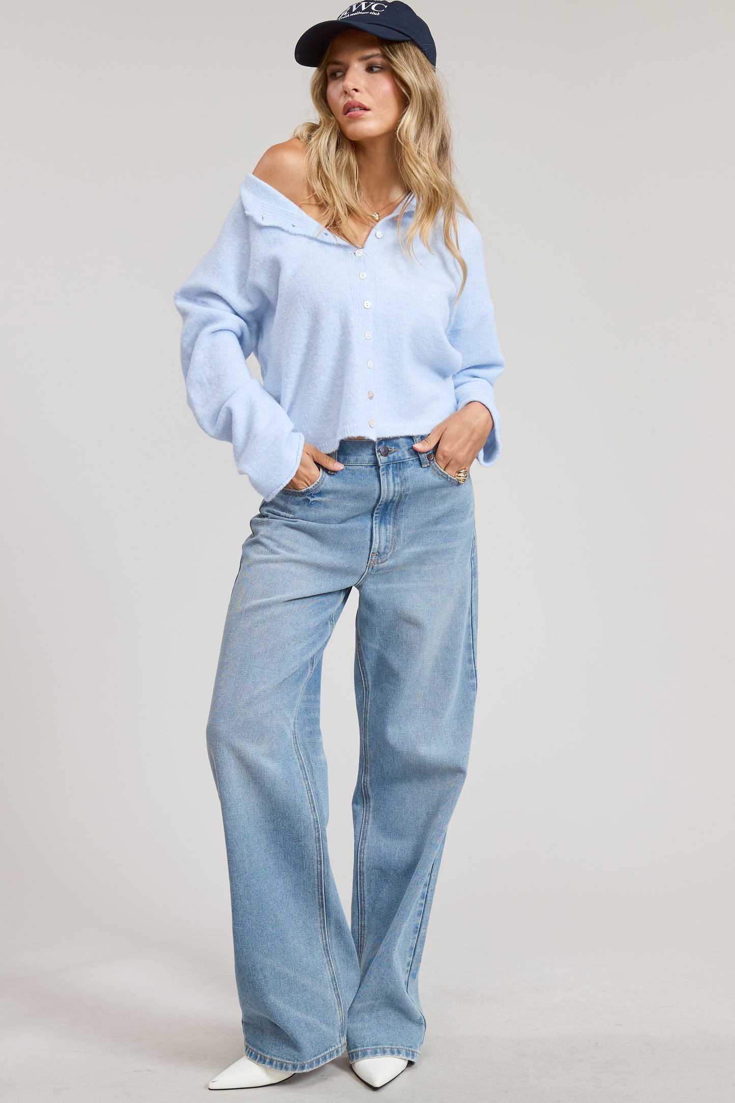 Classic Lightweight Button-down Cardigan Top