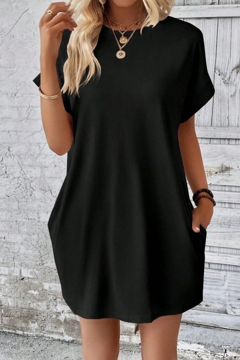 T-Shirt Dress w/Pockets