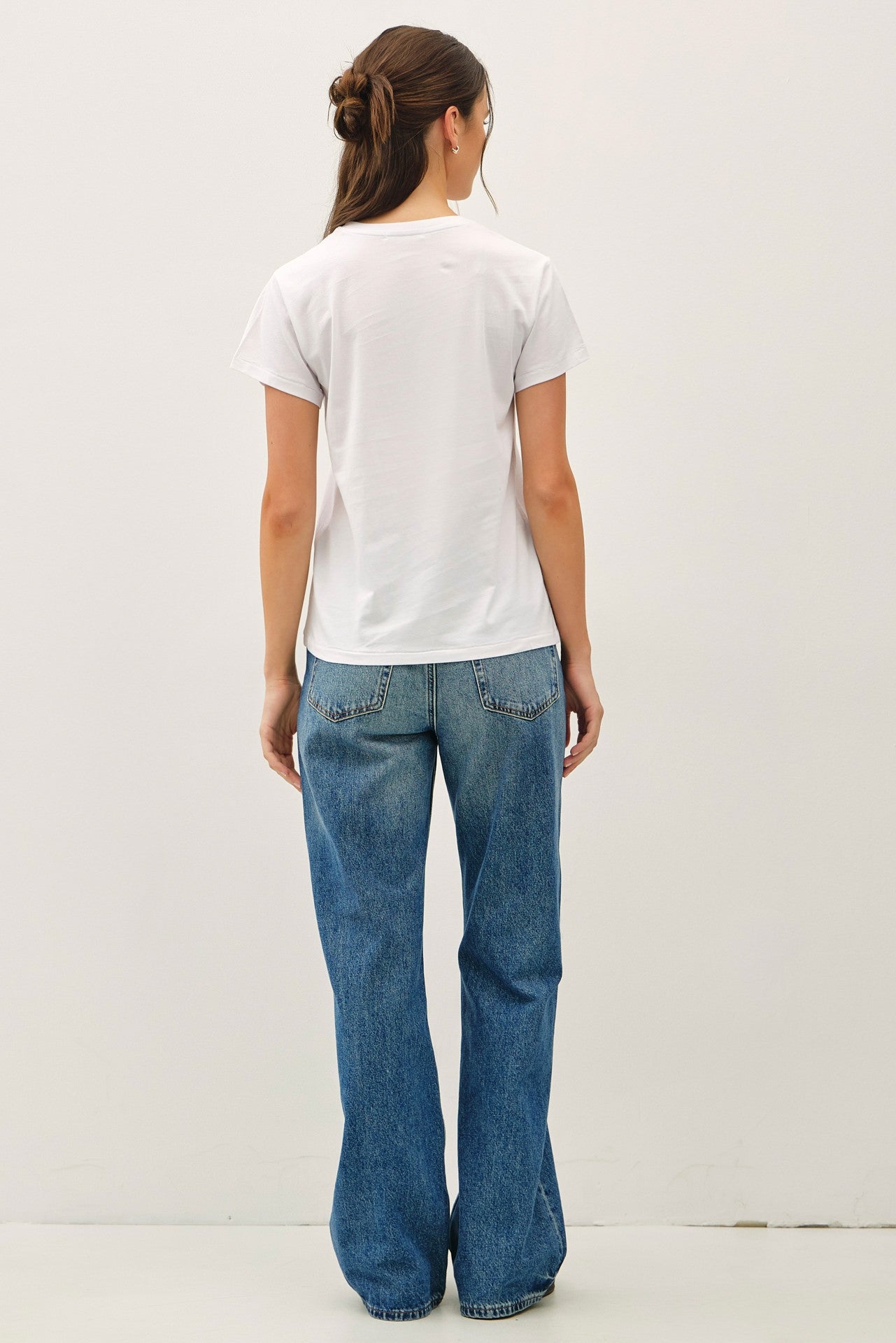 Cotton Jersey Crewneck T-shirts