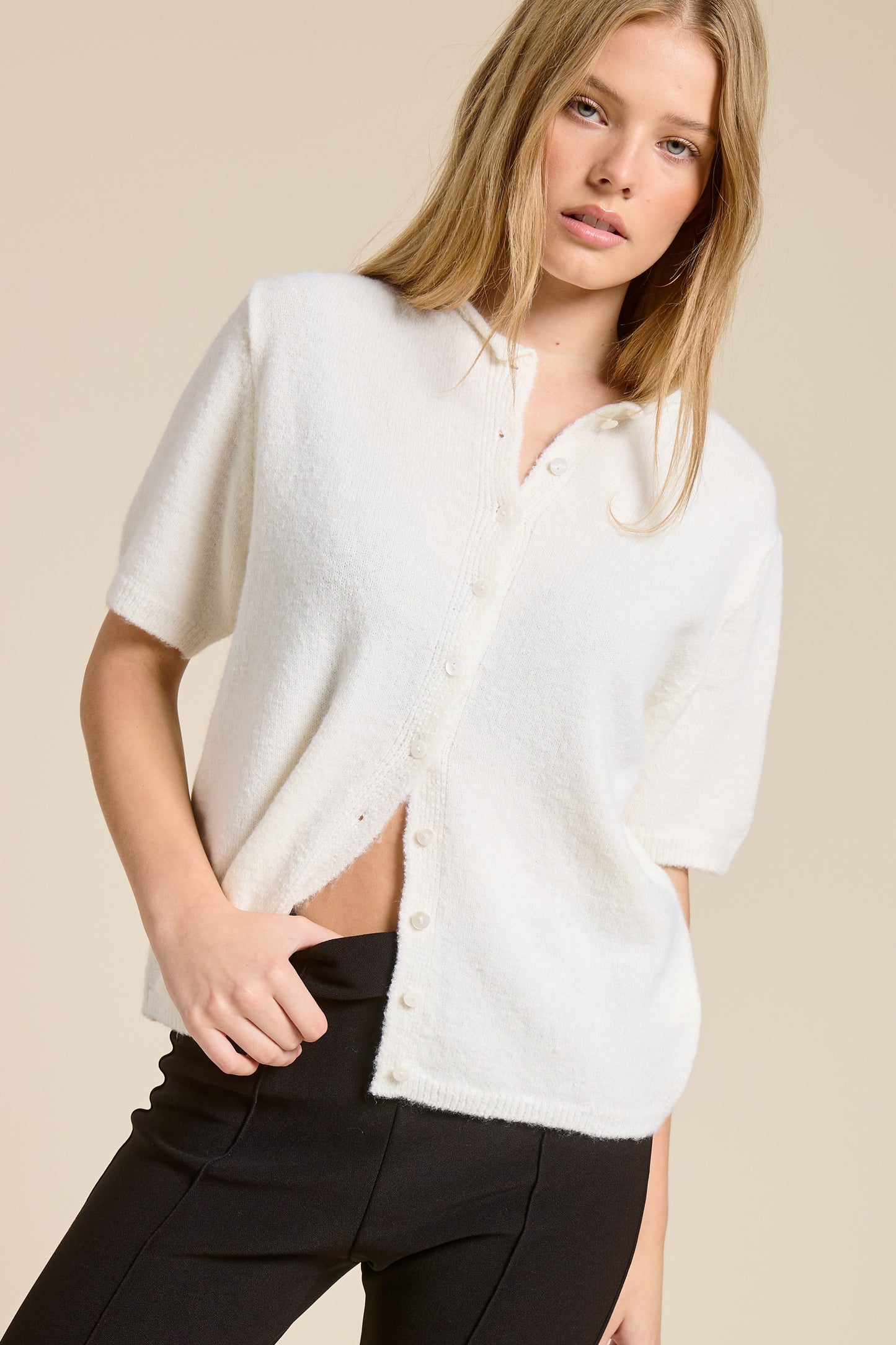 Classic Lightweight short sleeve Cardigan