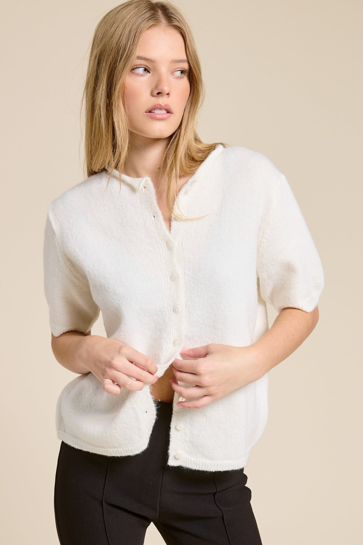 Classic Lightweight short sleeve Cardigan
