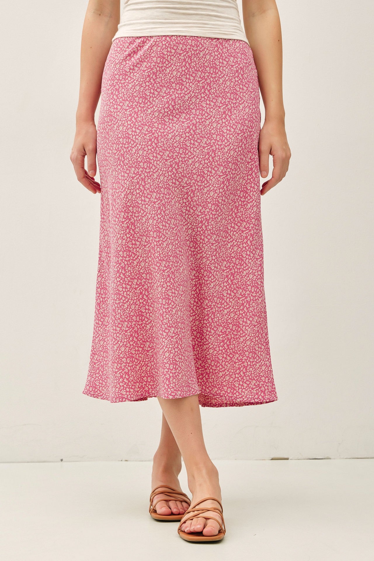 Southern Blossom Midi Skirt
