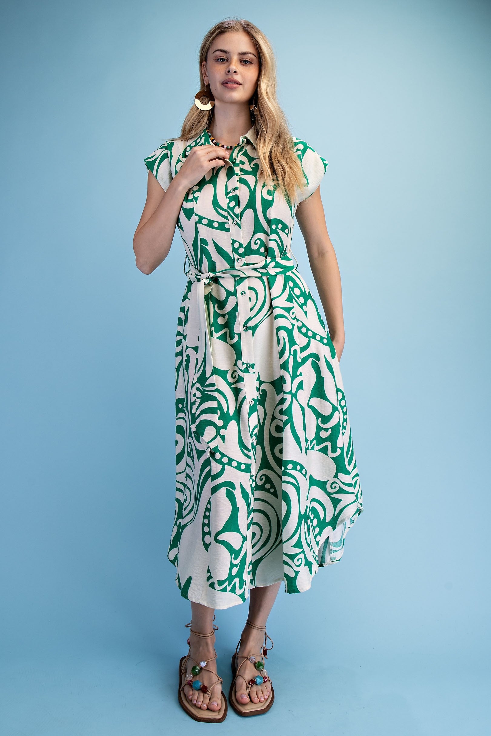 The Palm Villa Dress