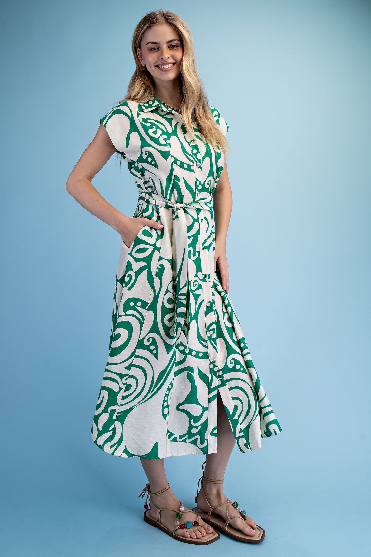 The Palm Villa Dress