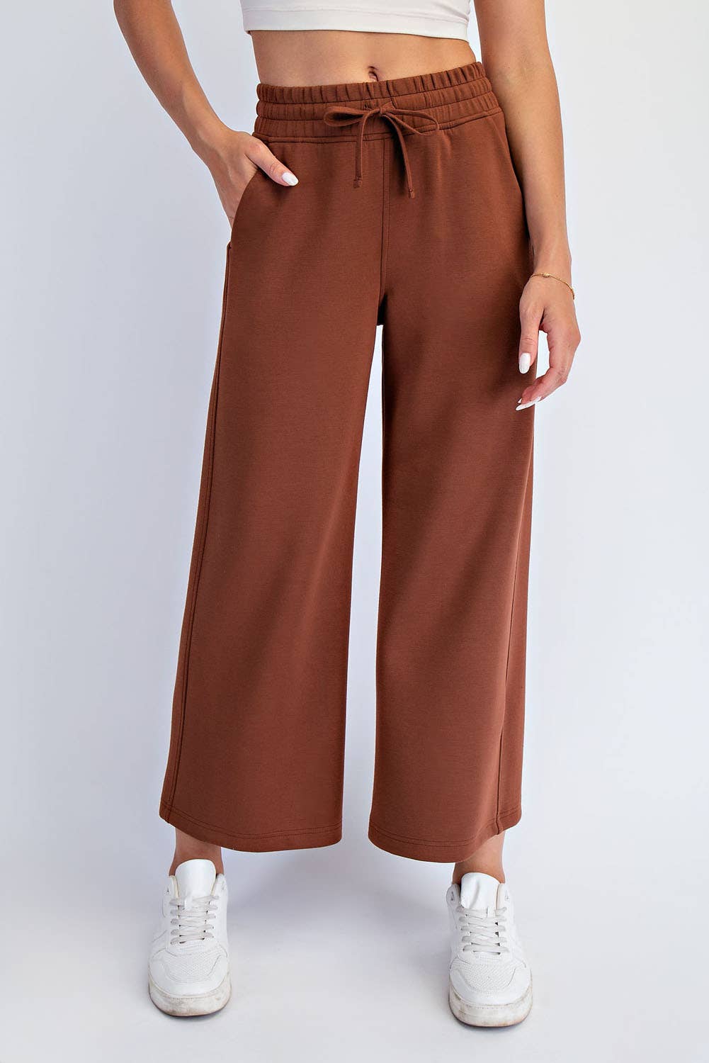 Butter Soft Cropped Wide Leg Pant