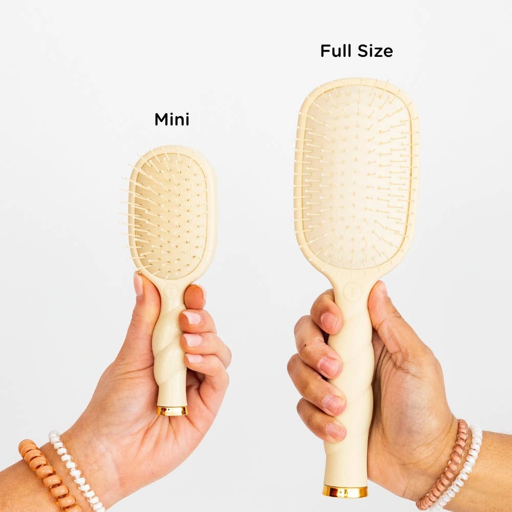 Mini Detangler Brush for Medium Hair - Tan