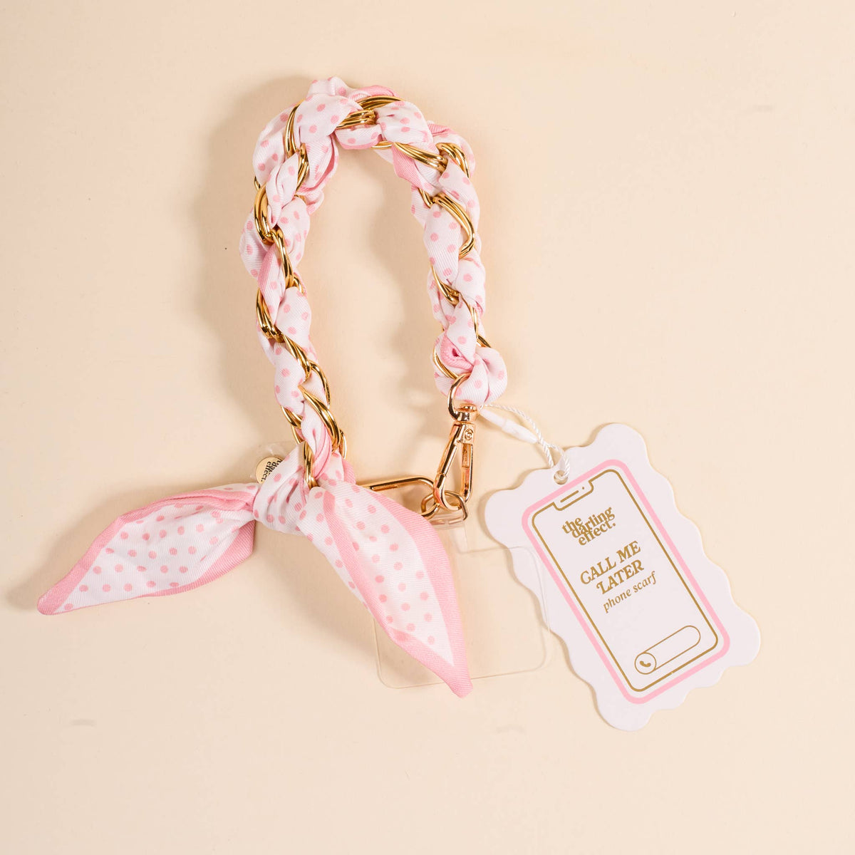 Call Me Later Phone Scarf–Sugar Dot