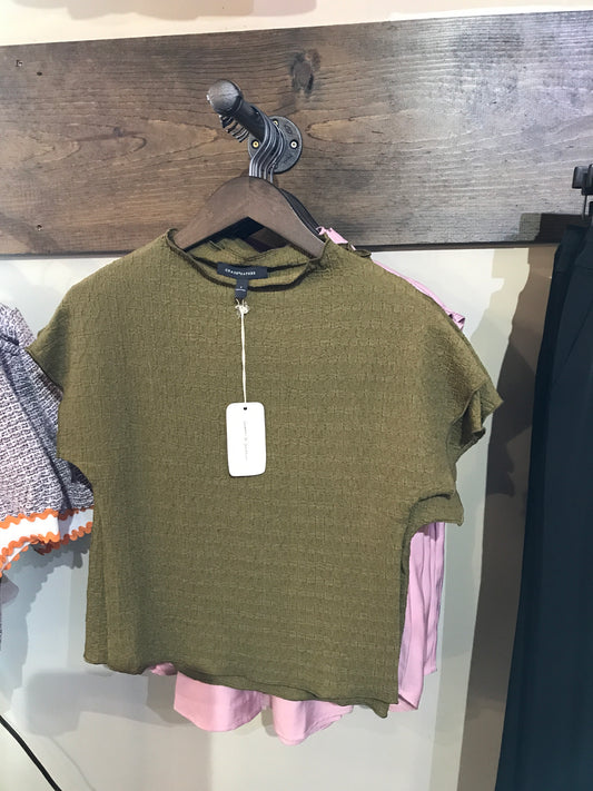 Olive Green Basic top