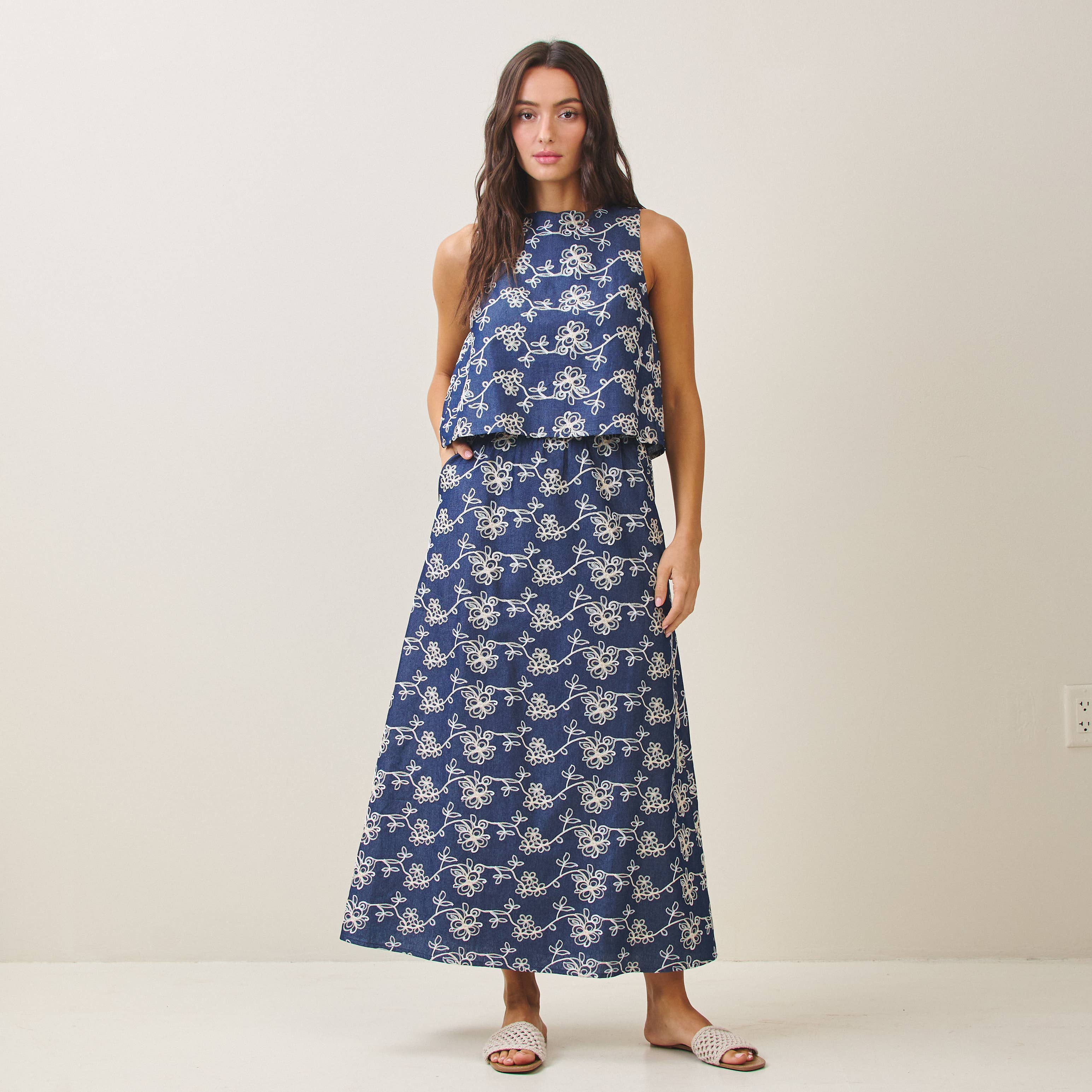 Amelia Embroidered top