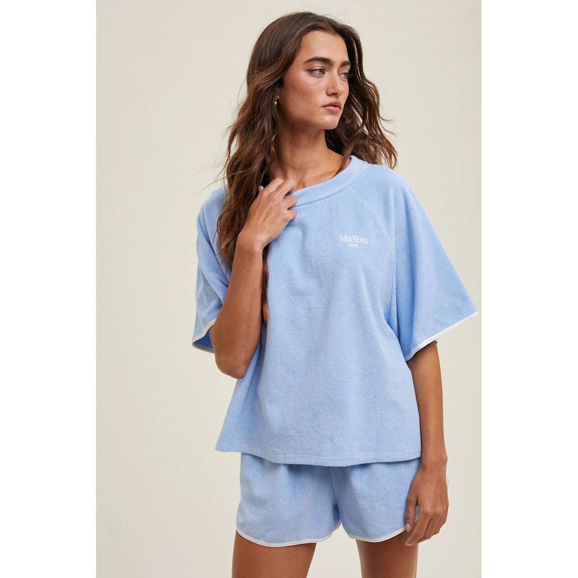 Towel Terry Top and Shorts Set