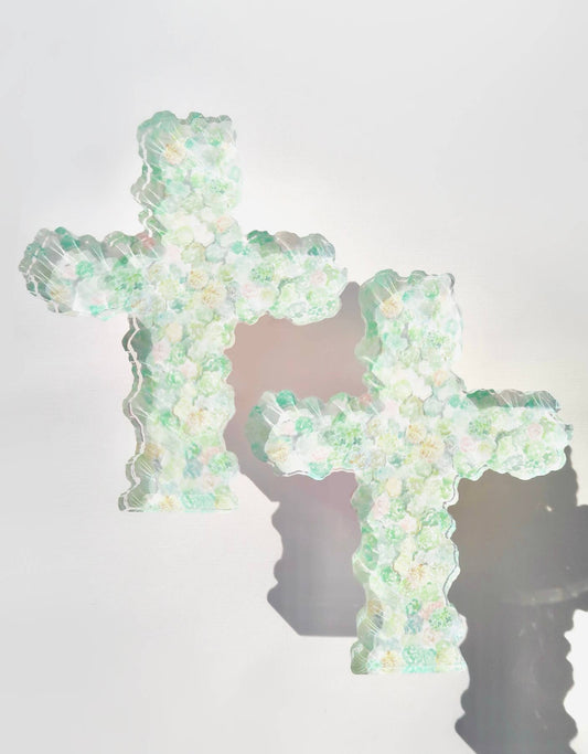Acrylic Cross Art Block