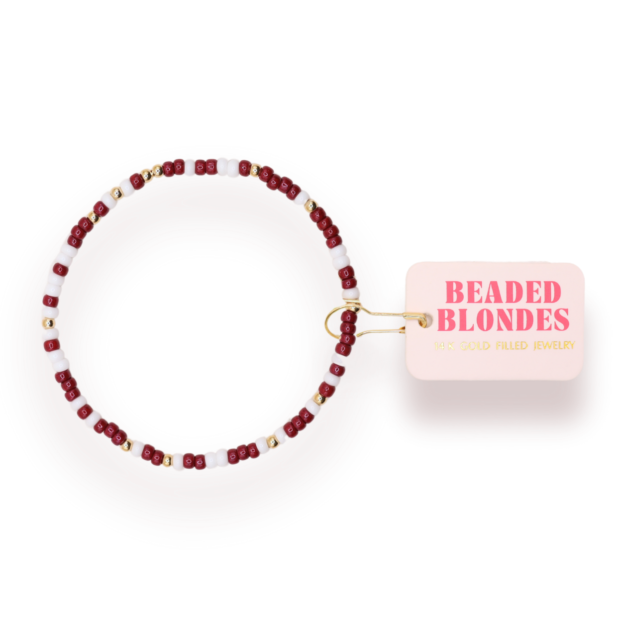 Maroon and White Sprinkle