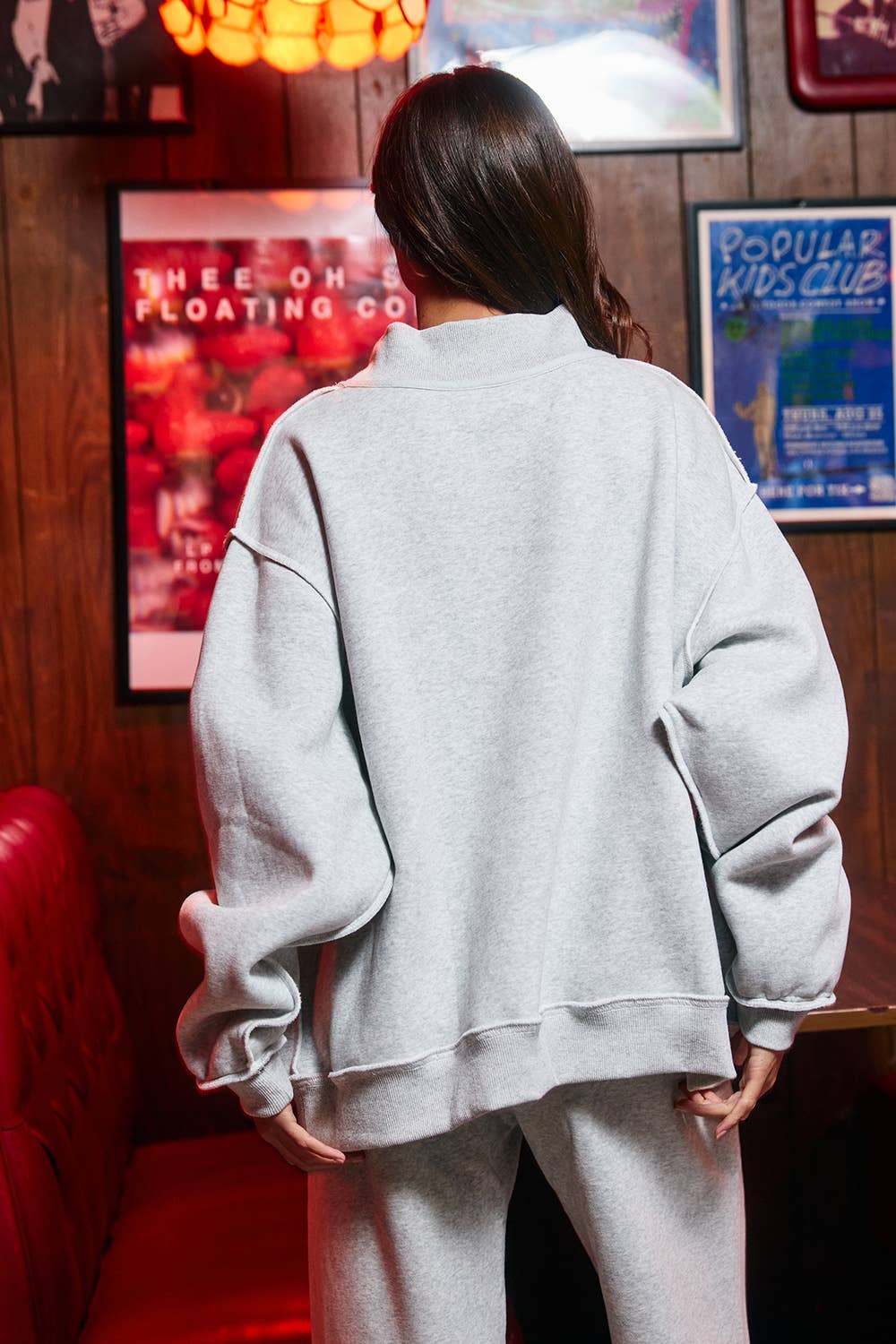 SENIOR27 Reversible Mock-Neck Sweatshirt